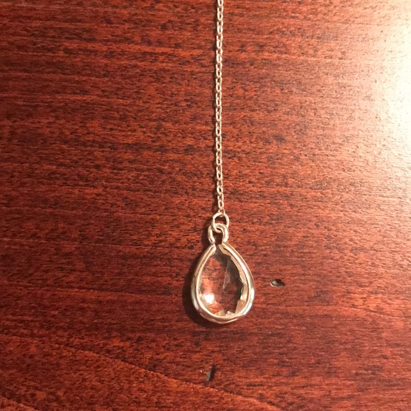 Altar’d State Drop Crystal Gold Necklace NWT!! - Picture 2 of 7